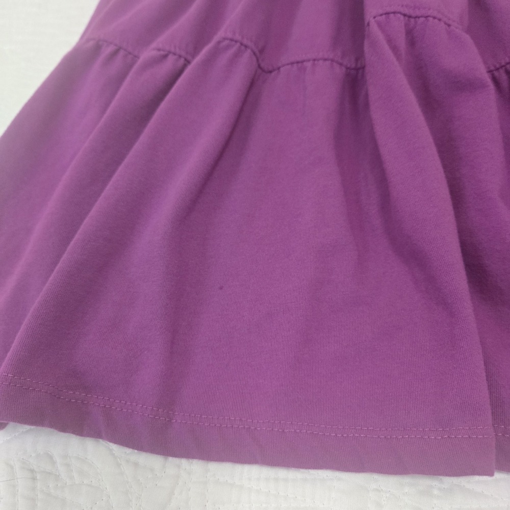 Woman Within 4X Purple Tiered Skirt Plus Size‎ Elastic Waist Casual Comfy - Picture 10 of 10